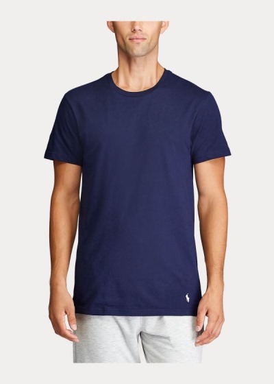 Men's Polo Ralph Lauren Classic Wicking Crew 3-Pack T Shirts | 391706FBH